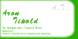aron tipold business card